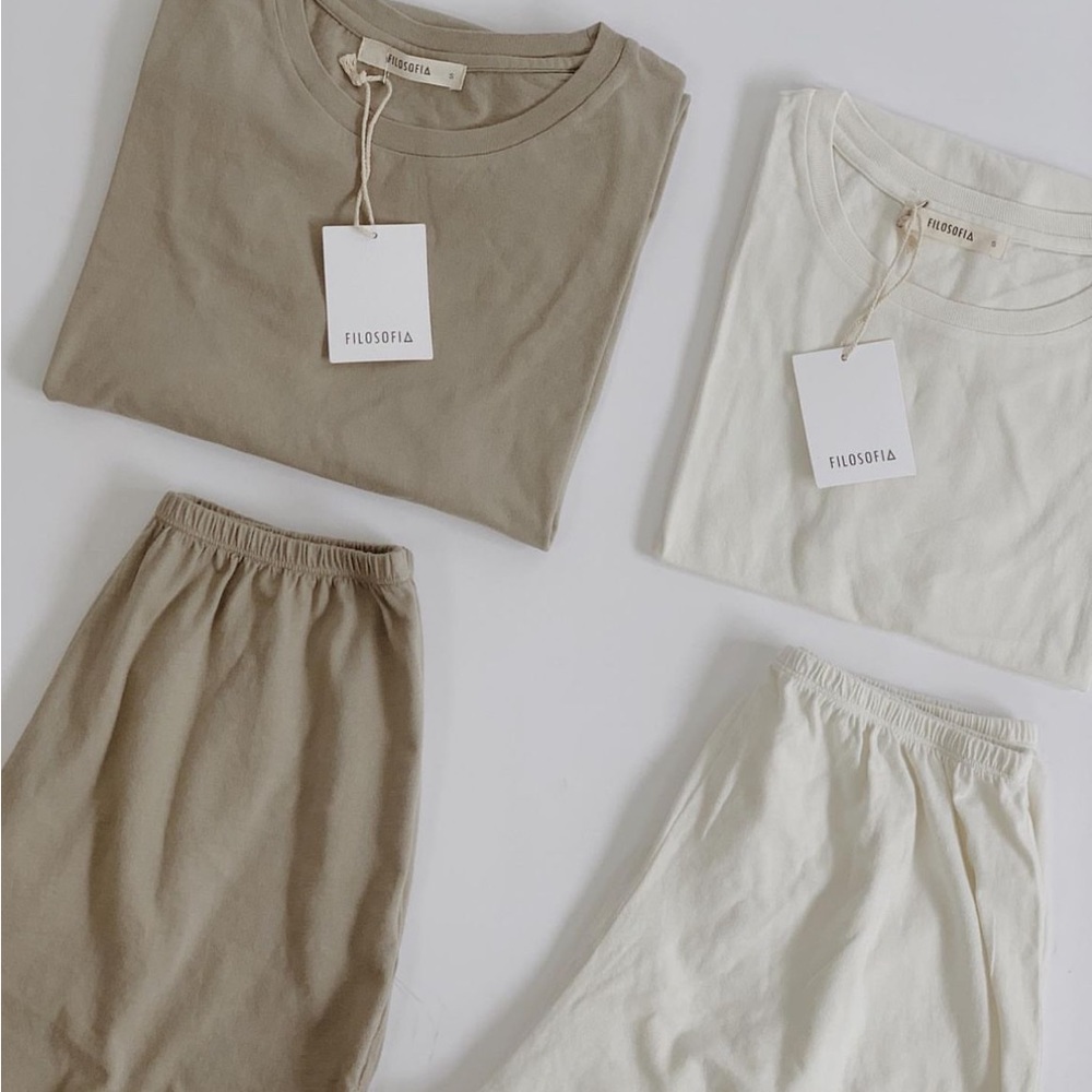 NWT Filosofia 30's Classic Cotton Tee in Olive - Picture 5 of 6